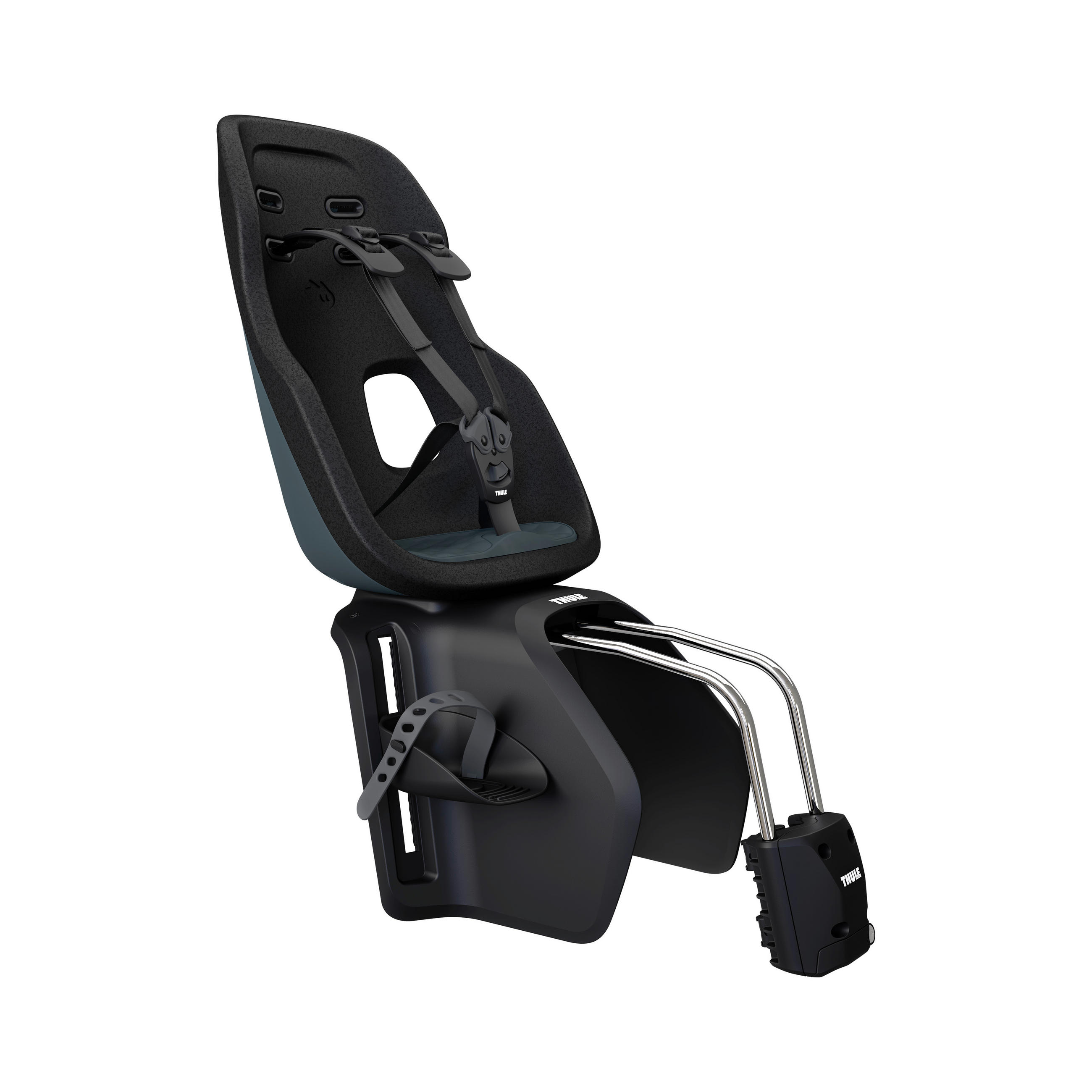 FAHRRADKINDERSITZ - Schwarz, Basics, Kunststoff/Textil (47/88/43cm) - Thule