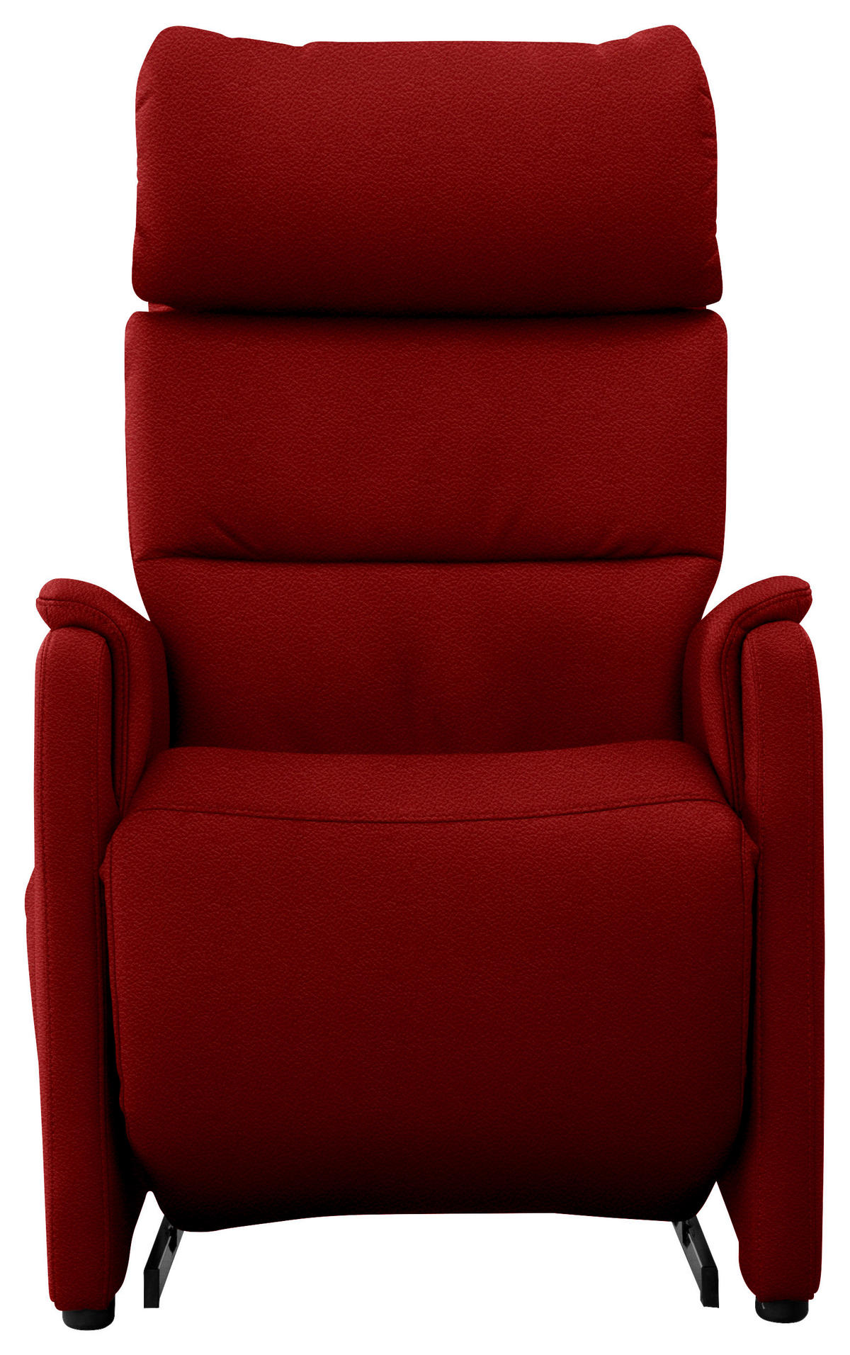 FERNSEHSESSEL in Rot  - Rot/Schwarz, Konventionell, Leder/Kunststoff (69/109/83cm) - Cantus