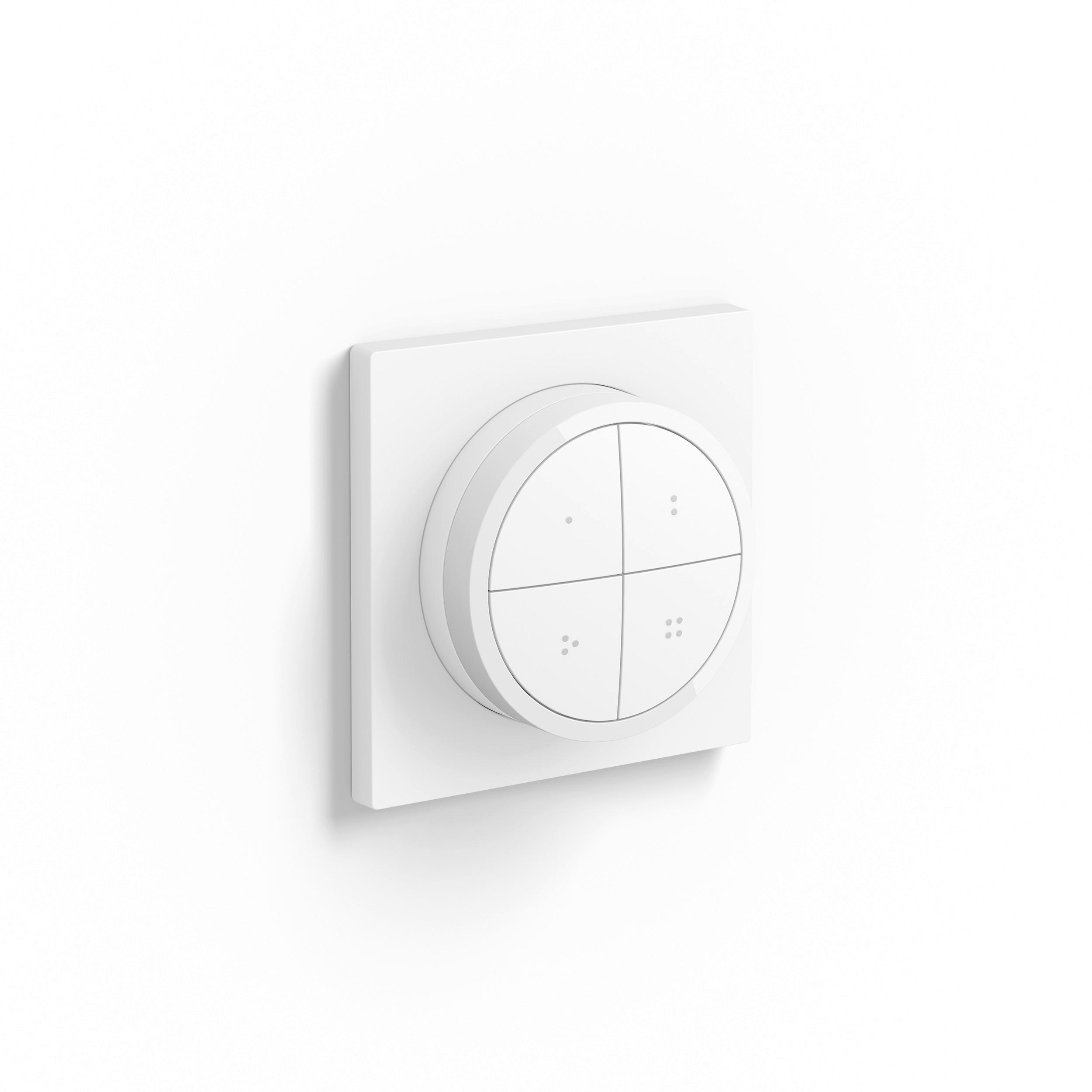 STEUERELEMENT - Weiß, Basics, Kunststoff (6/6/2cm) - Philips HUE