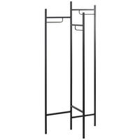 ŠATNÍ STOJAN - černá, Design, kov (70/170/36cm)