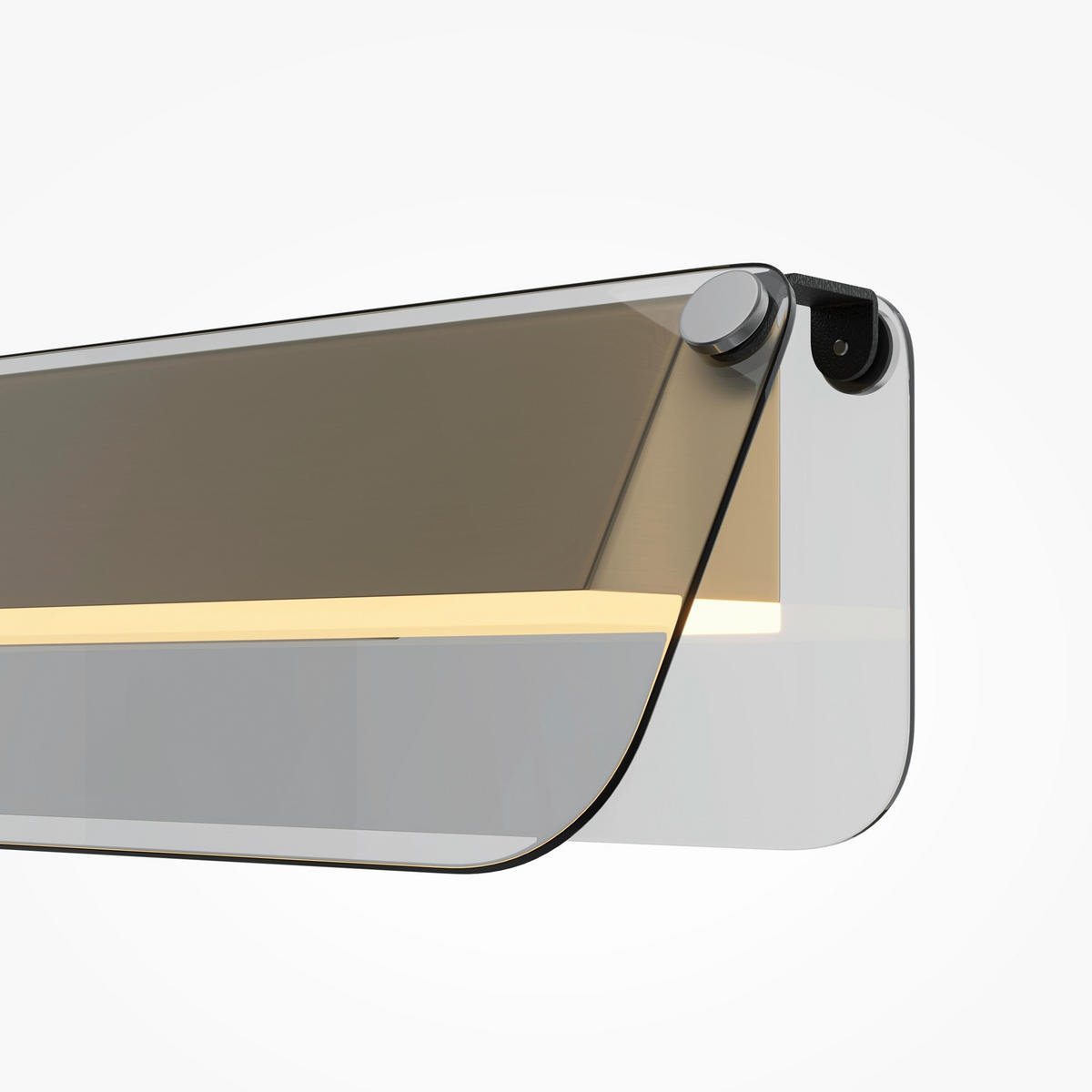 WANDLEUCHTE Flat 43/8.2/43 cm  - Schwarz, Design, Metall (43/8.2/43cm) - MAYTONI