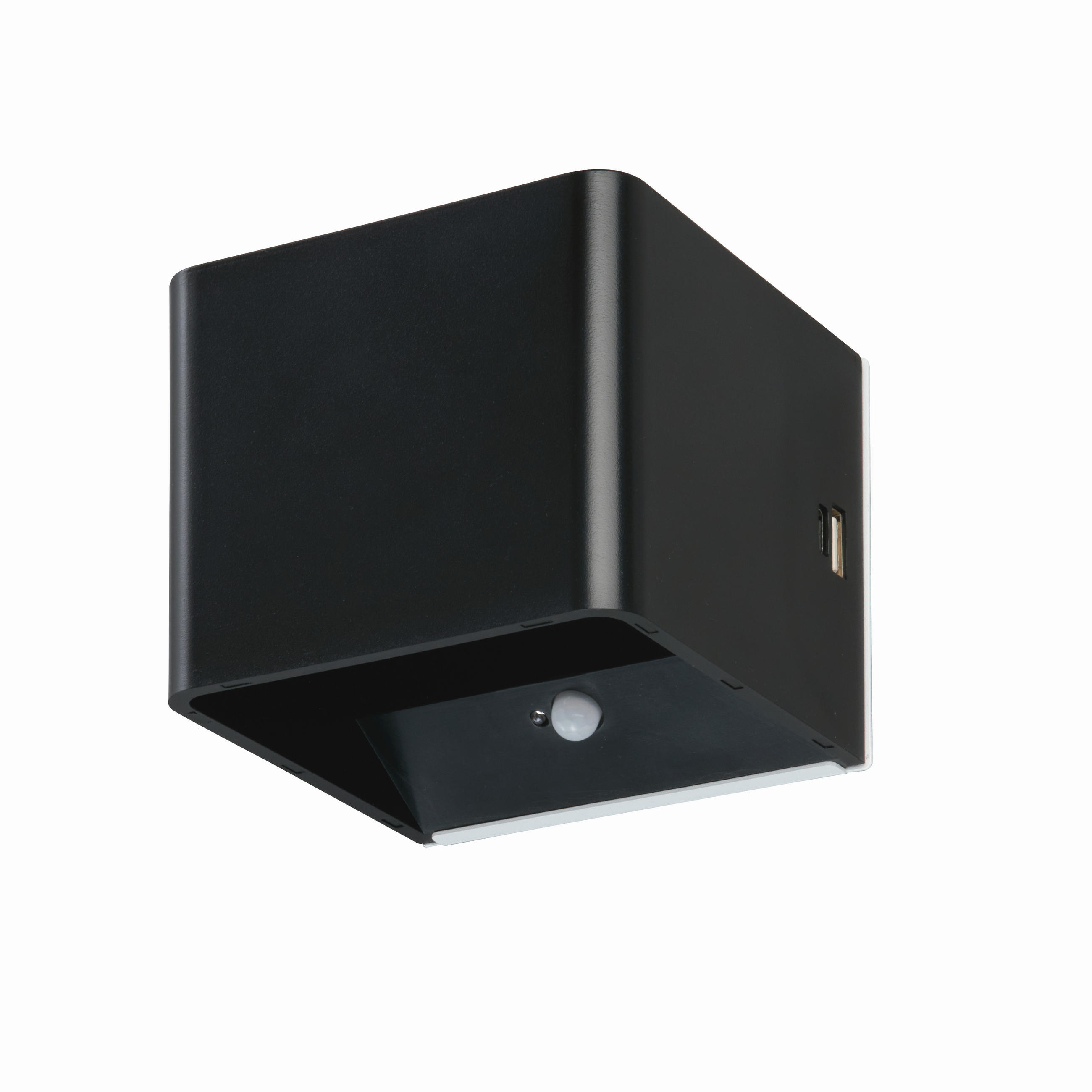 AKKU-WANDLEUCHTE Magnetics   - Schwarz, Design, Metall (8/10,5/10,5cm)