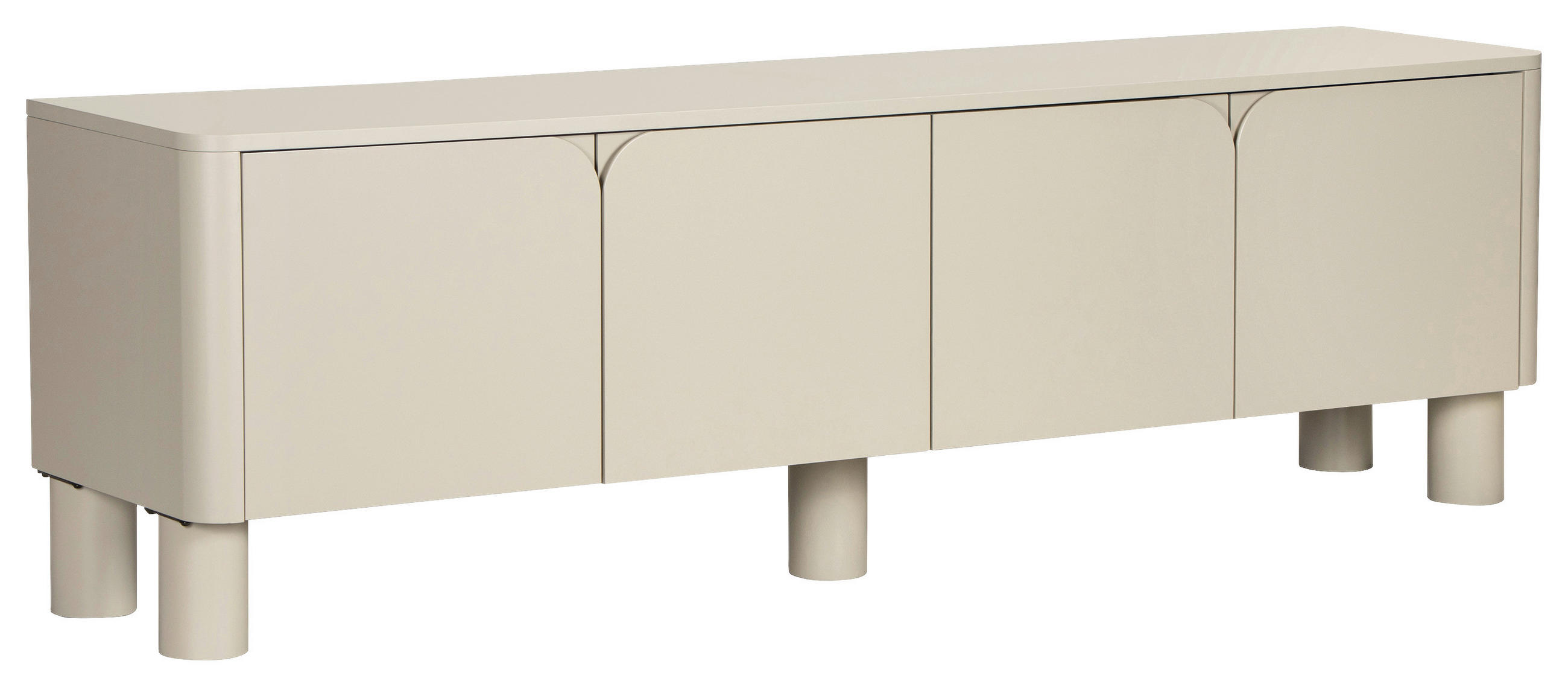 LOWBOARD  180/55/40 cm   - Kaschmir, Trend, Holz/Holzwerkstoff (180/55/40cm) - Milino