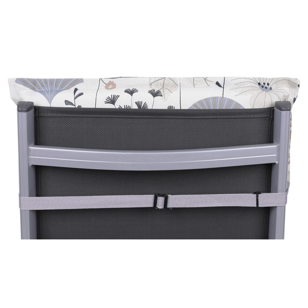 Thumbnail - Sesselauflagenset, Blau, Beige, Textil, 2-teilig, Floral, Füllung: Schaumstoff, Vlies, 50x6x120 cm, Oeko-Tex® Standard 1...