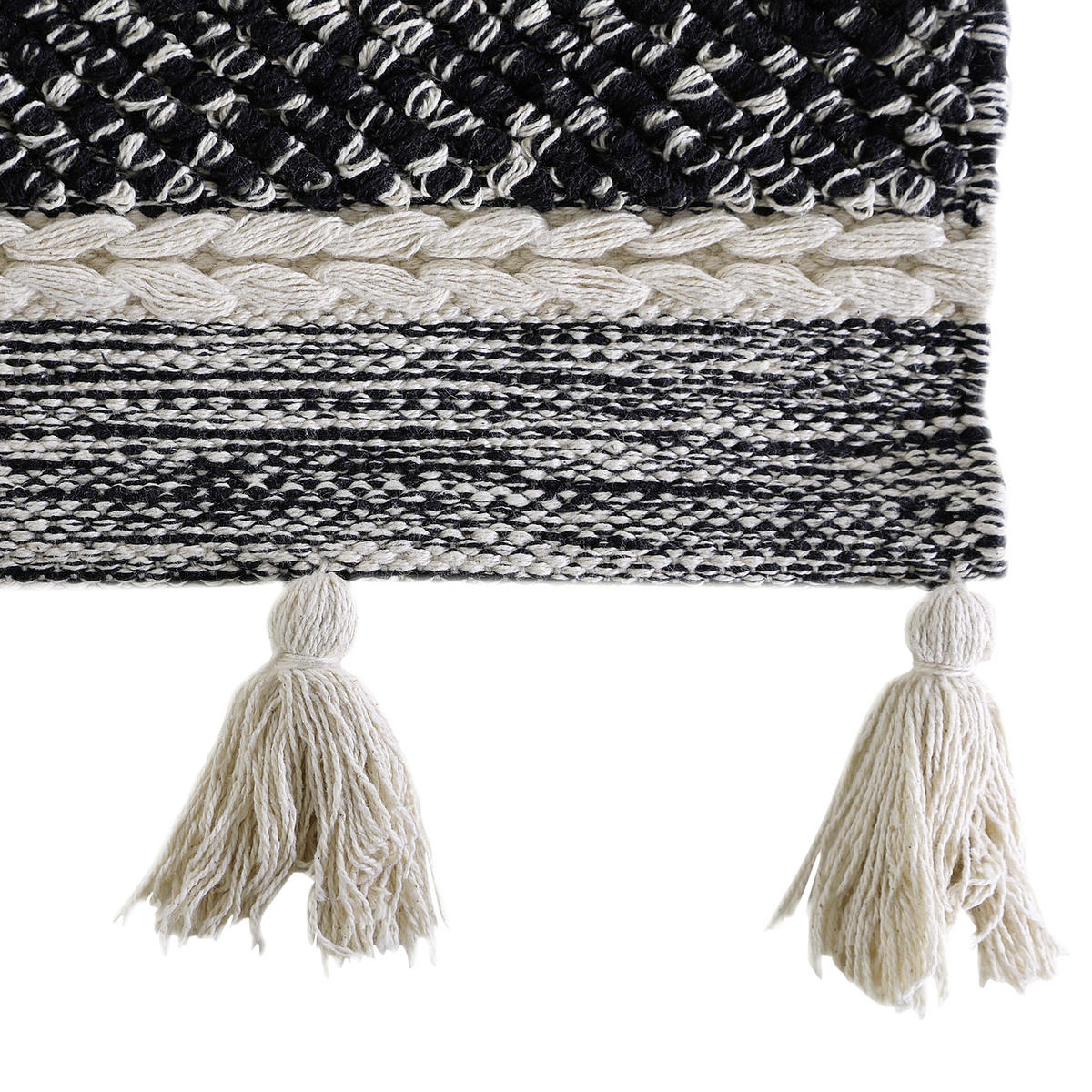 TEPPICH 230/160 cm Grau, Schwarz, Hellgrau, Beige  - Beige/Hellgrau, Trend, Textil (230/160cm)