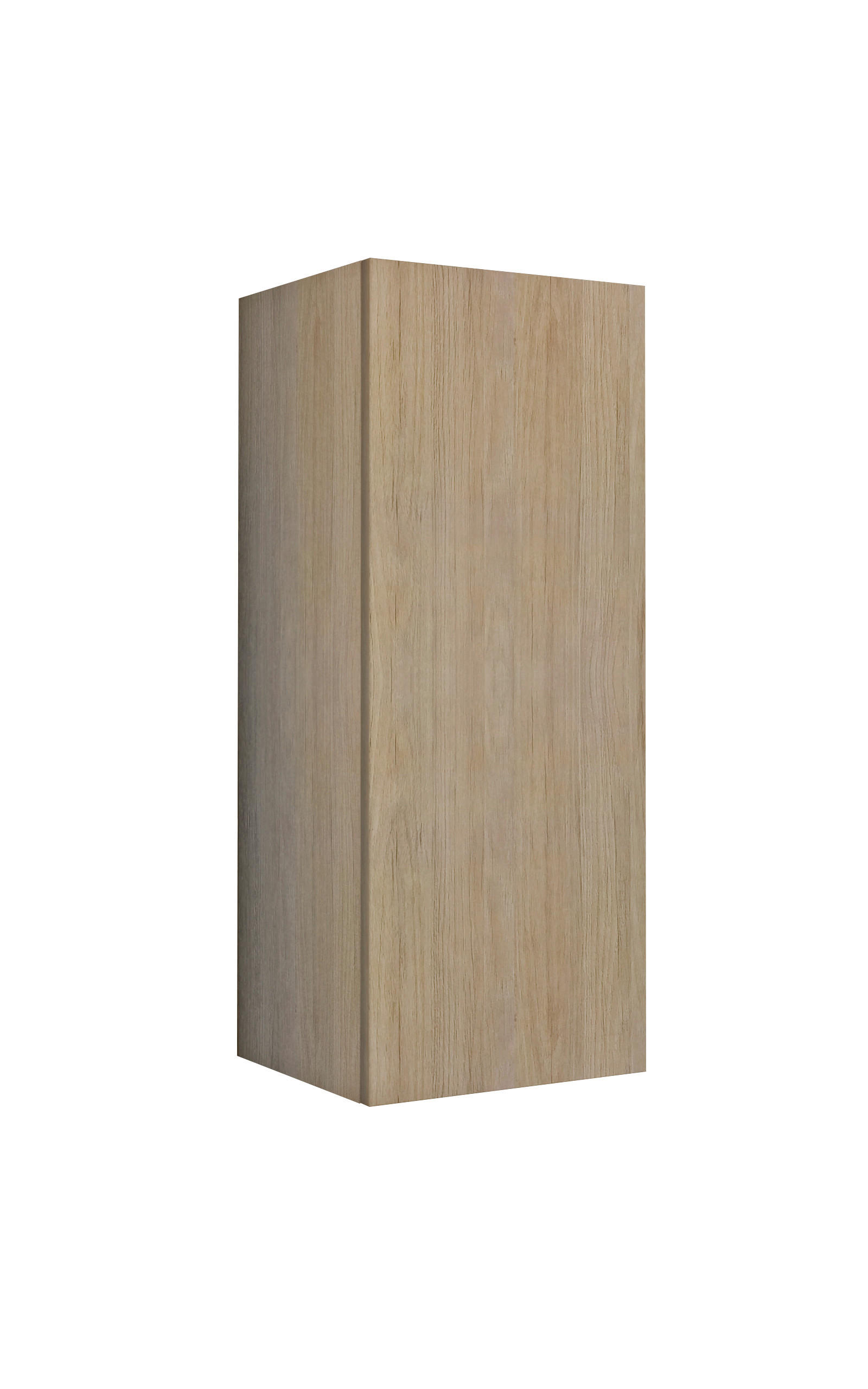 FALISZEKRÉNY 30/74/33,5 cm  - tölgyfa színű, Basics, faalapú anyag (30/74/33,5cm) - Welnova