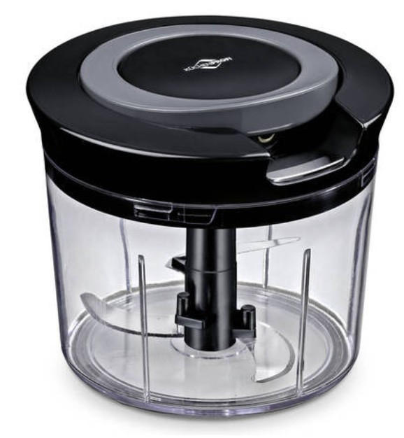 UNIVERSALZERKLEINERER TURBO  - Transparent/Schwarz, Basics, Kunststoff (14,8cm) - KÜCHENPROFI