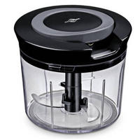 UNIVERSALZERKLEINERER TURBO  - Transparent/Schwarz, Basics, Kunststoff (14,8cm) - KÜCHENPROFI