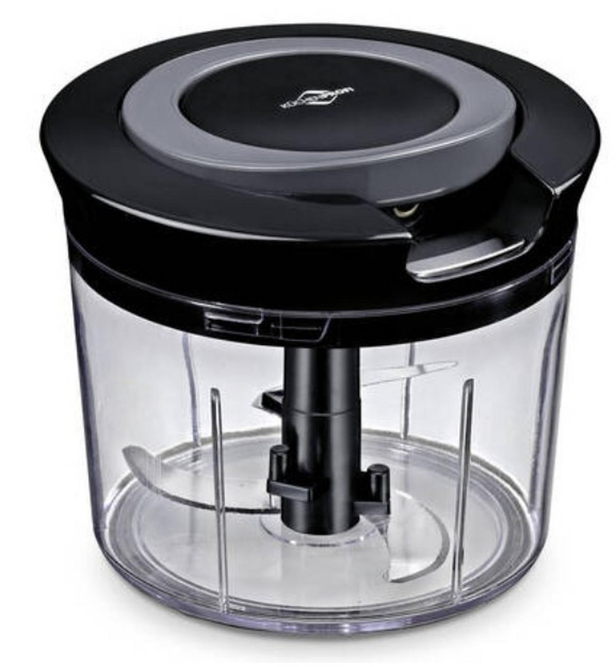 UNIVERSALZERKLEINERER TURBO  - Transparent/Schwarz, Basics, Kunststoff (14,8cm) - KÜCHENPROFI