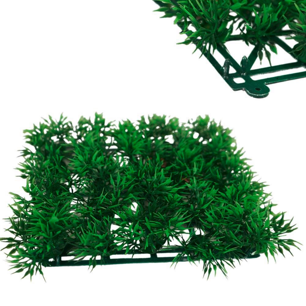 OKRASNA TRAVA - zelena, Basics, umetna masa (14/14/3cm)