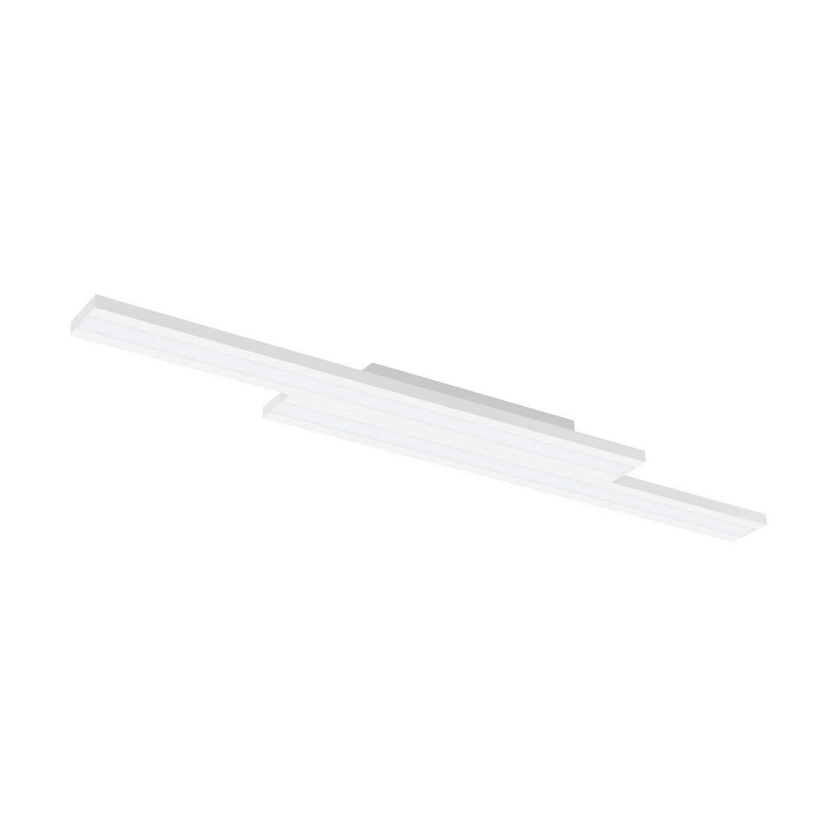 DECKENLEUCHTE Saliteras-Z 116/16/5 cm   - Weiß, Design, Kunststoff/Metall (116/16/5cm) - Eglo