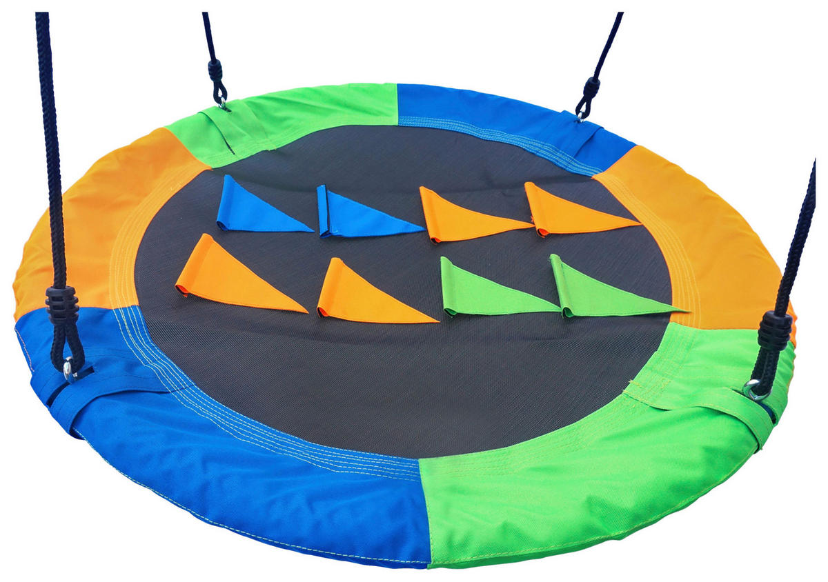 SIEŤOVÁ HOJDAČKA - viacfarebná, Trend, kov/textil (100/180cm) - My Baby Lou