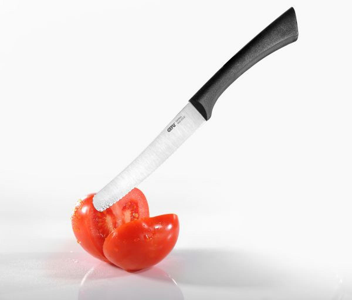 ALLZWECKMESSER  - Edelstahlfarben/Anthrazit, Basics, Kunststoff/Metall (8.2/1.8/29.2cm) - Gefu