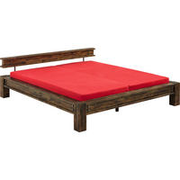 BALKENBETT 140/200 cm  in Akaziefarben  - Akaziefarben, Design, Holz (140/200cm) - Hasena