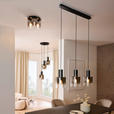 HÄNGELEUCHTE 50/200 cm  - Schwarz, Design, Glas/Metall (50/200cm) - Dieter Knoll