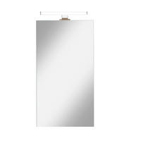 BADEZIMMERSPIEGEL 37,7/69,4/3 cm  - Weiß, KONVENTIONELL, Glas/Holzwerkstoff (37,7/69,4/3cm) - Xora