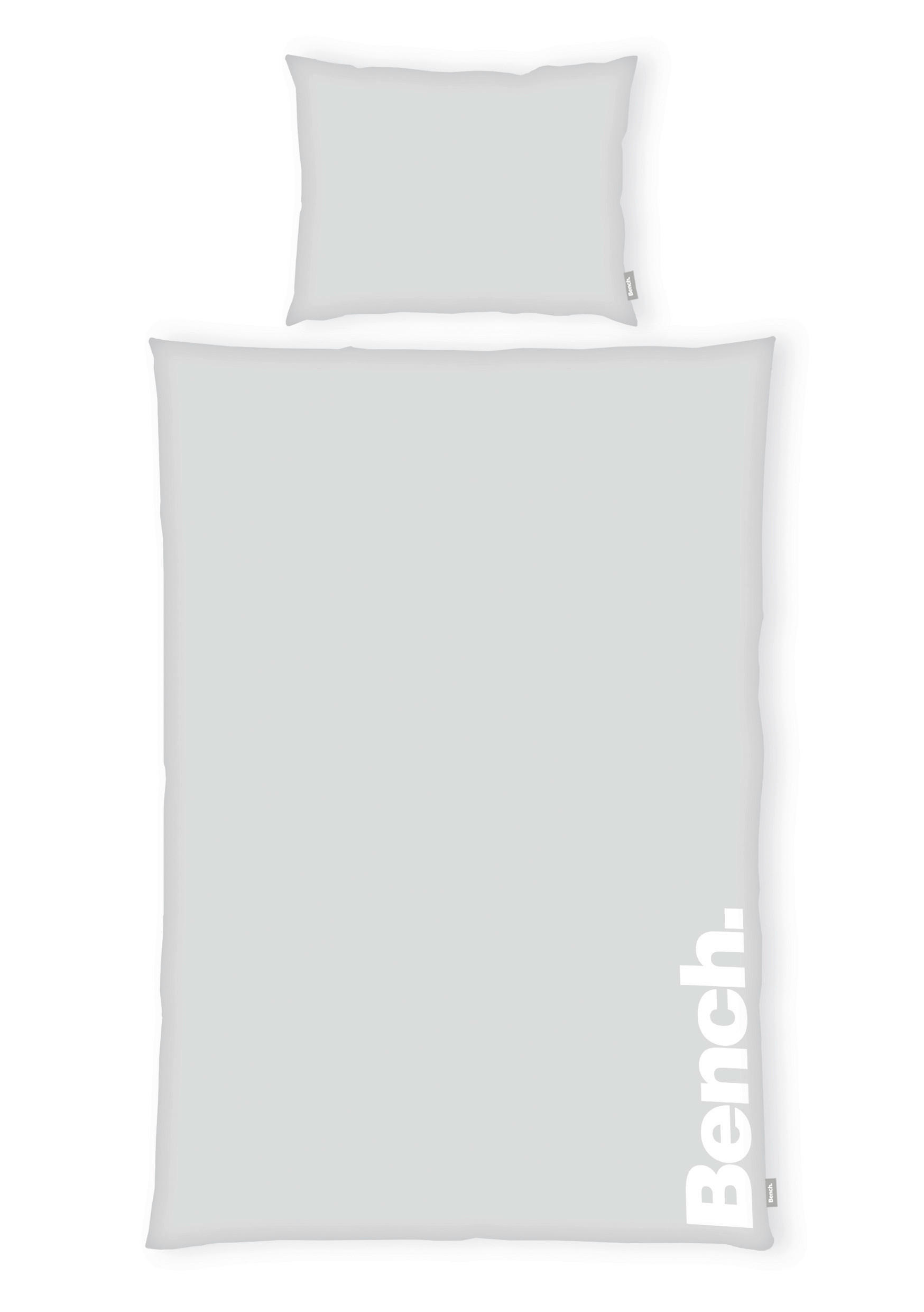 POSTELJINA ZA MLADE BENCH 140/200 cm renforcé tkanina siva, bela  - siva/bela, Konvencionalno, tekstil (140/200cm) - Bench