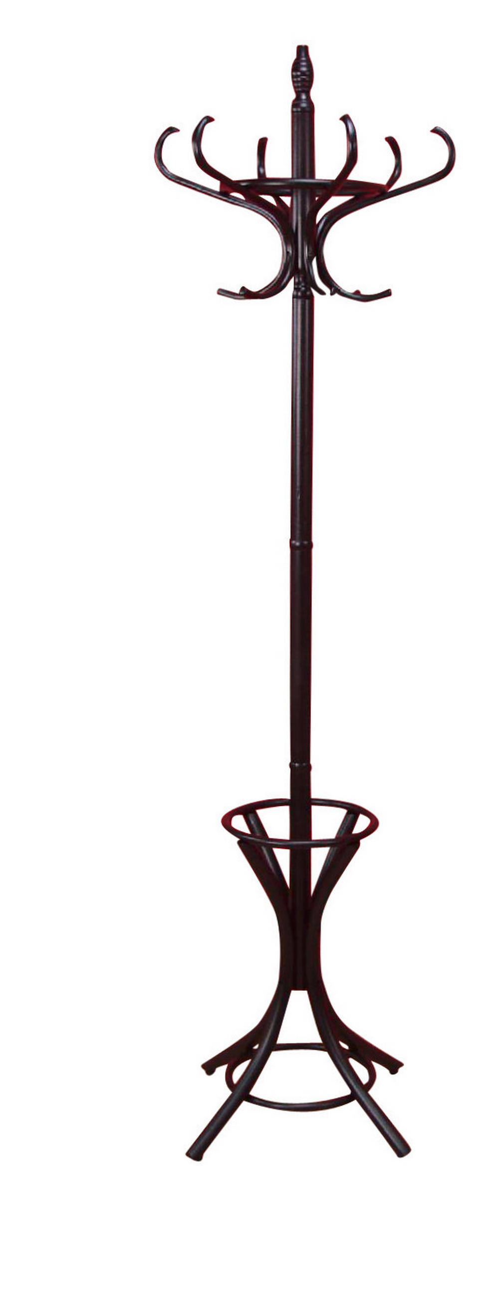 GARDEROBENSTÄNDER in Schwarz   - Schwarz, Design, Holz (53/53/184cm) - MID.YOU