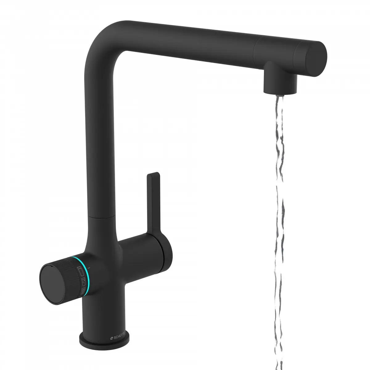 KÜCHENARMATUR  - Schwarz, Basics, Metall (14,5/33,5/29cm) - Schütte