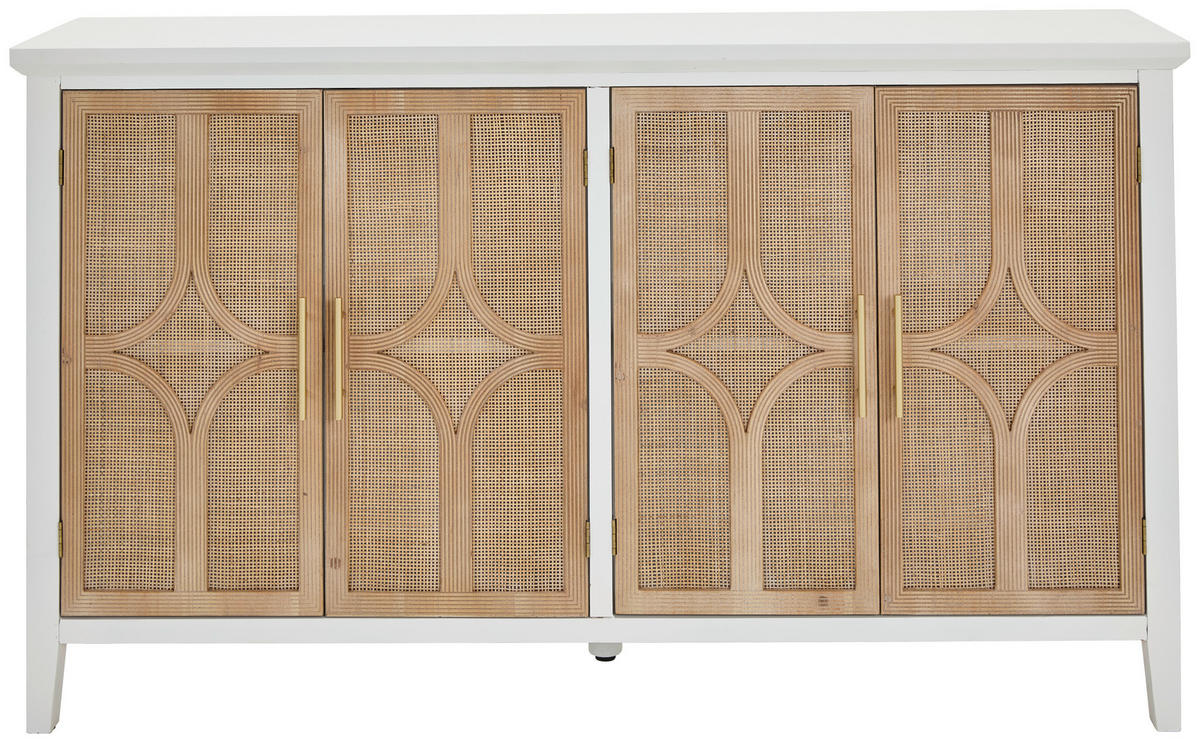 SIDEBOARD  in 148/85/35 cm  - Goldfarben/Naturfarben, KONVENTIONELL, Holz/Holzwerkstoff (148/85/35cm) - Livetastic