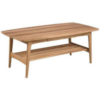 SOFFBORD i trä, trämaterial 130/70/51 cm  - ekfärgad, Trend, trämaterial/trä (130/70/51cm) - MID.YOU