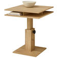 COUCHTISCH 65/65/53-77 cm quadratisch Eiche Artisan  - Eiche Artisan, KONVENTIONELL, Holzwerkstoff (65/65/53-77cm) - Carryhome