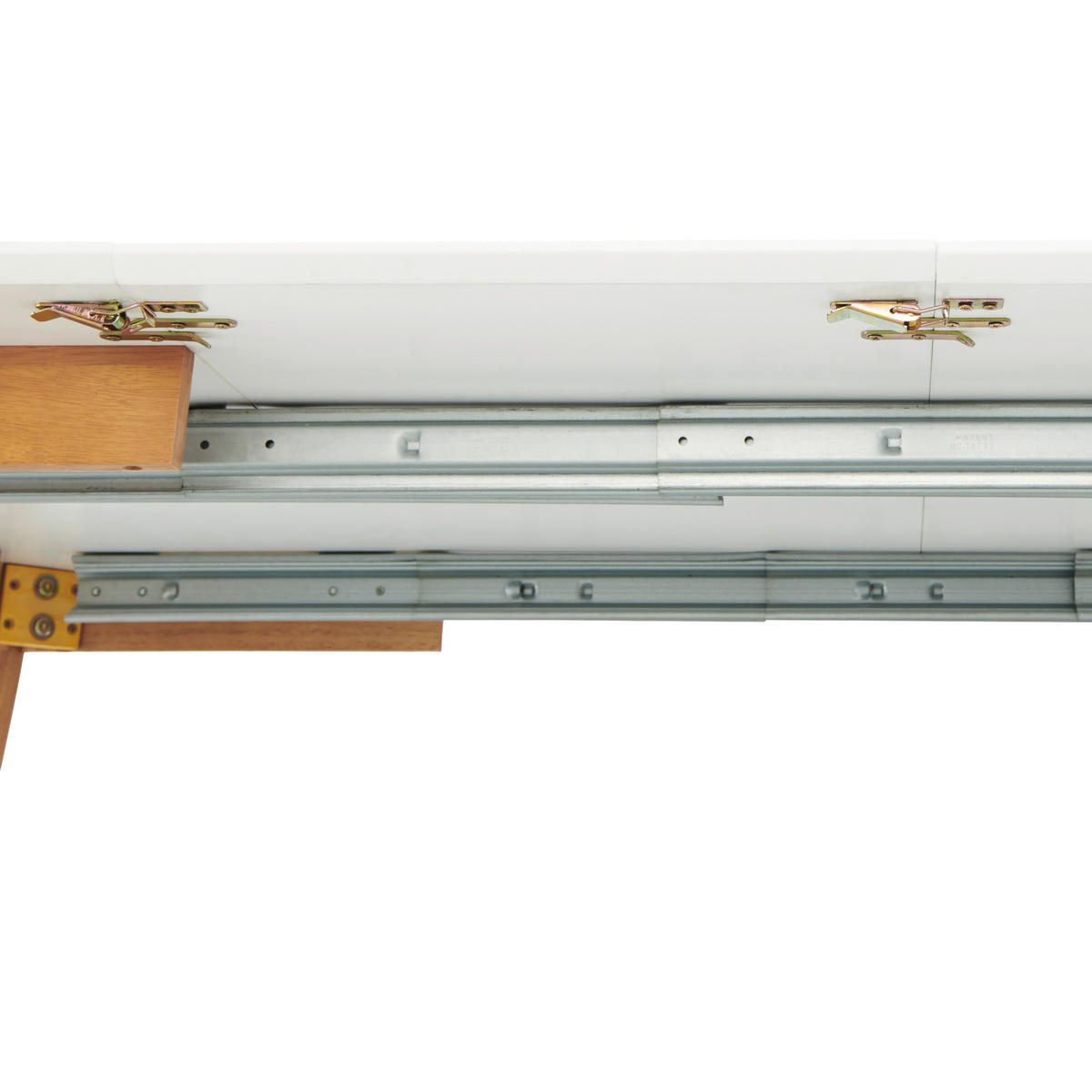 ESSTISCH in Holz  - Weiss/Eichefarben, Design, Holz (100-180/76/100cm) - Livetastic