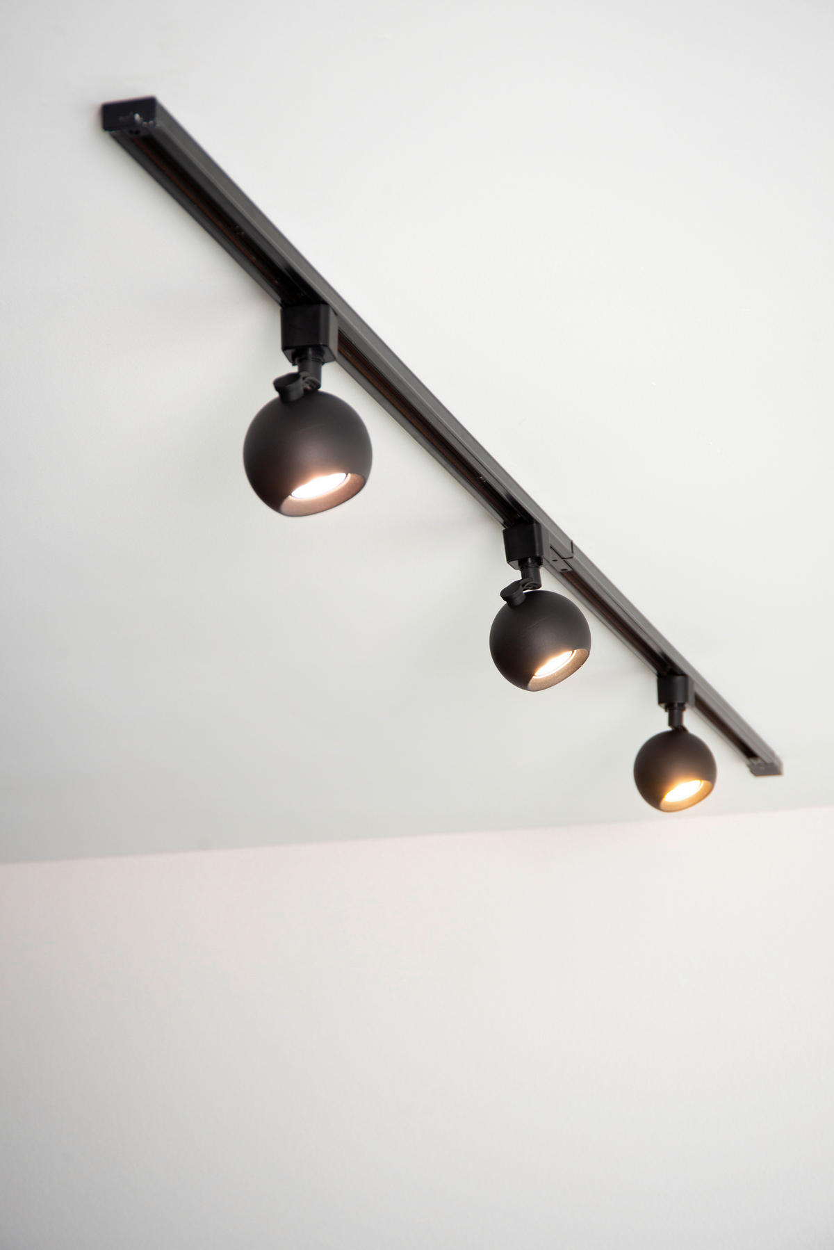 SCHIENENSYSTEM Track 9/9/12.8 cm   - Schwarz, Basics, Metall (9/9/12.8cm) - Lucide
