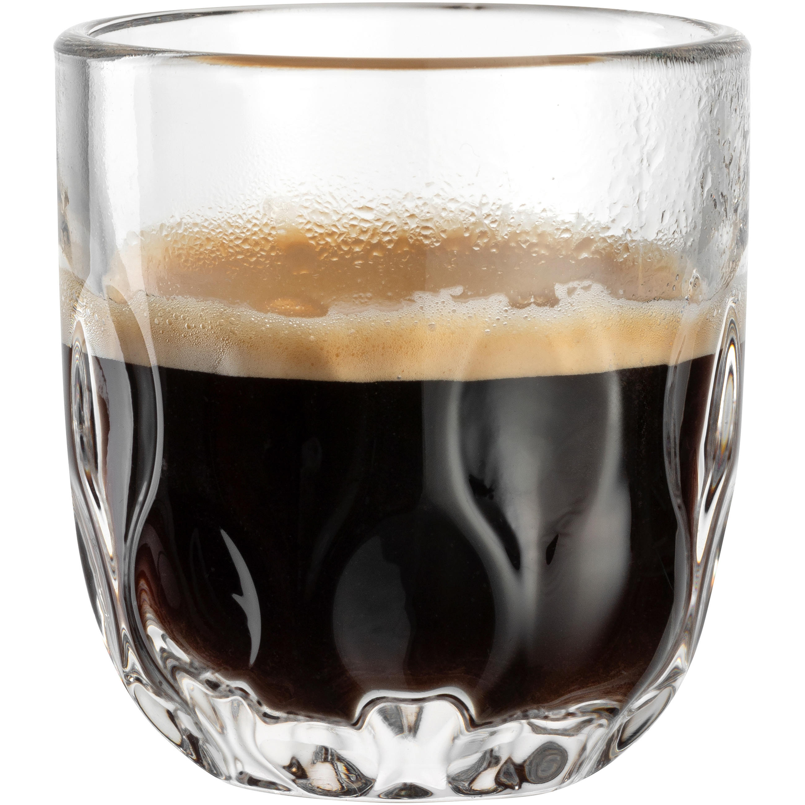 ESPRESSOGLAS GOCCE  - Klar, Design, Glas (5,2/5,6/5,2cm) - Leonardo