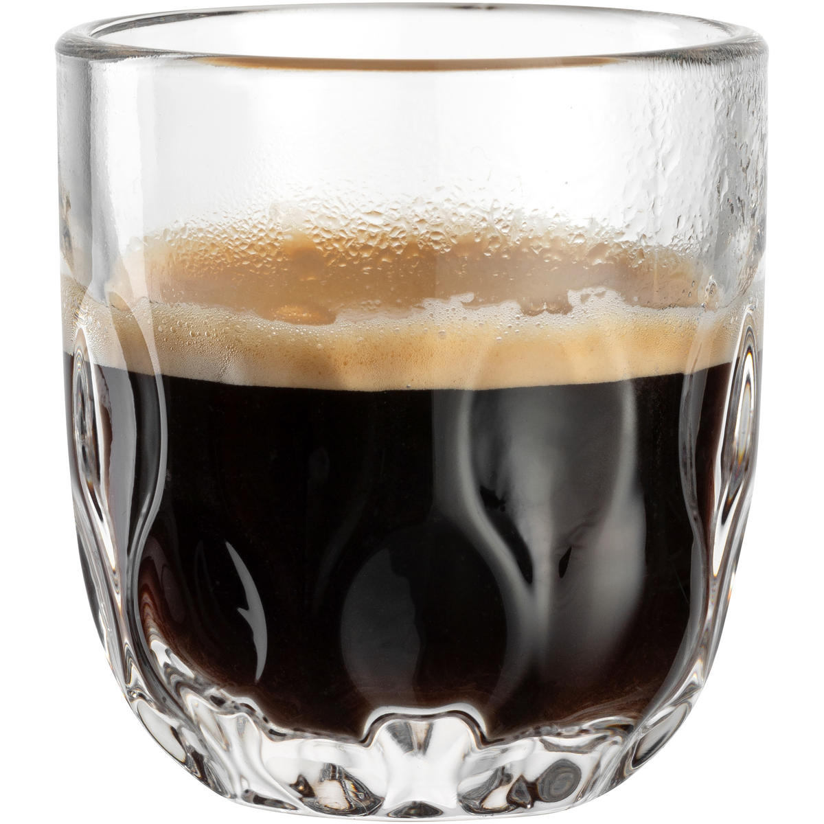 ESPRESSOGLAS GOCCE  - Klar, Design, Glas (5,2/5,6/5,2cm) - Leonardo