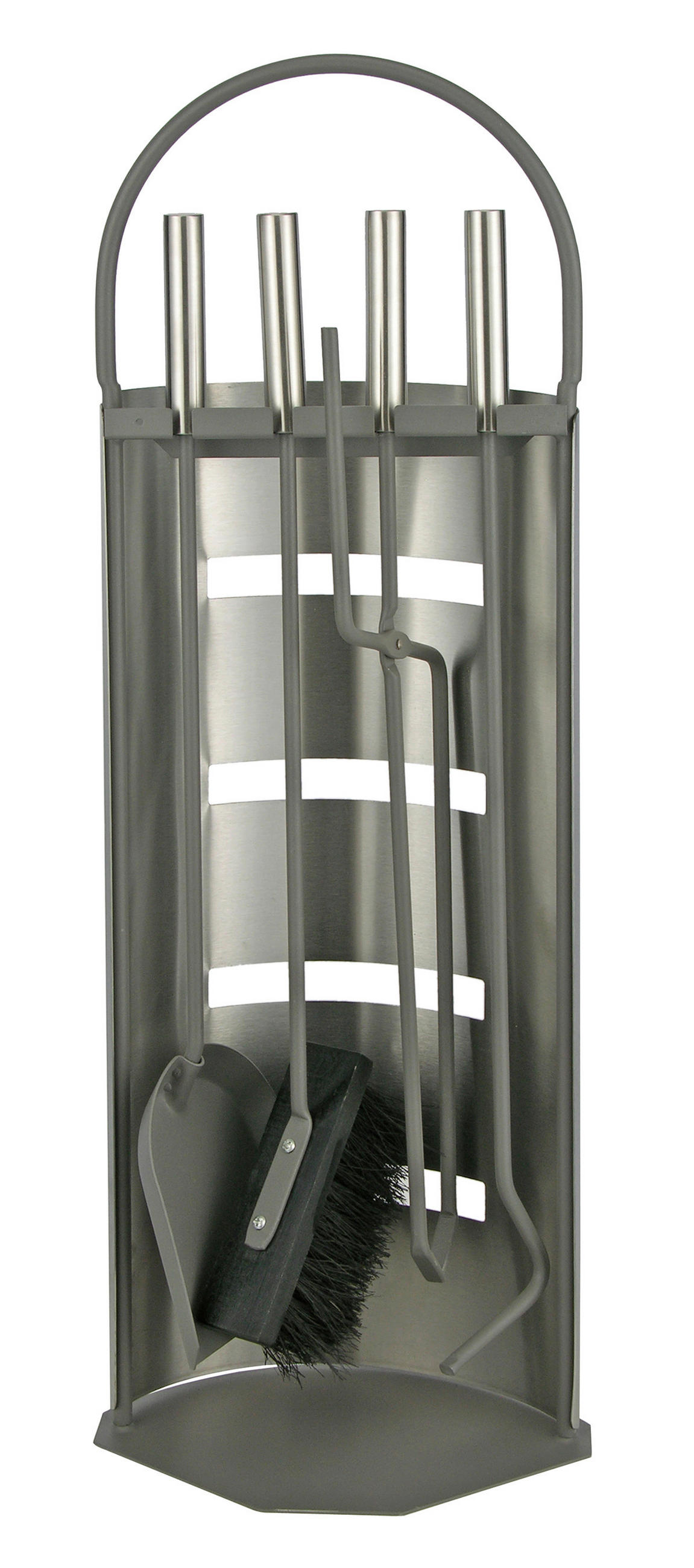 KAMINBESTECK 23/66/14,5 cm  Metall  - Edelstahlfarben, Design, Metall (23/66/14,5cm)