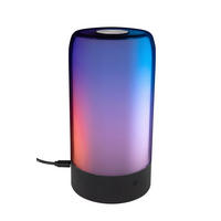 LED-TISCHLEUCHTE Mare 10/18,8 cm   - Schwarz, Basics, Kunststoff (10/18,8cm) - Xora