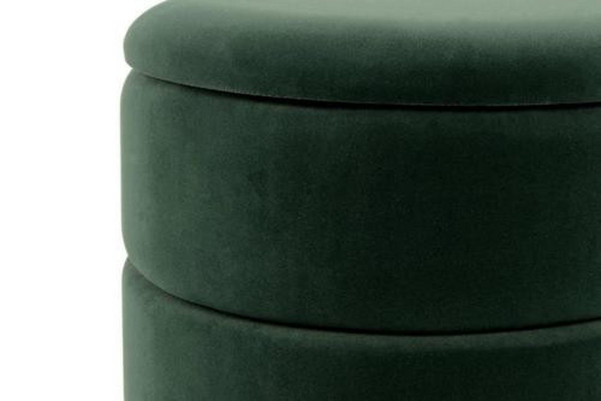 TABURET, kov, plast, textil, kompozitní dřevo, 37,5/41/37,5 cm - zelená/barvy zlata, Basics, kov/kompozitní dřevo (37,5/41/37,5cm)