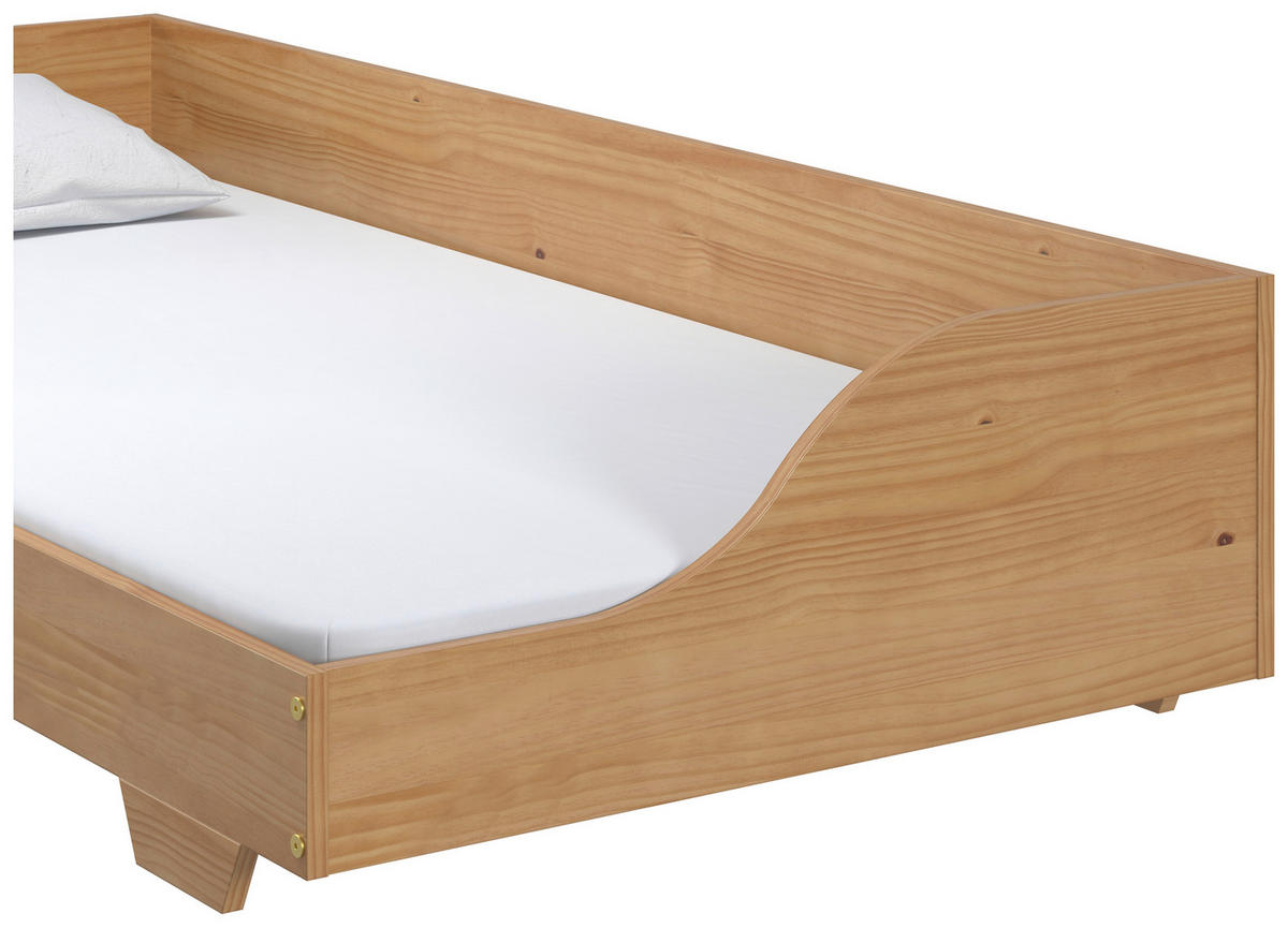 BODENBETT.    90/200 cm  - boje meda, Moderno, drvo (90/200cm) - MID.YOU