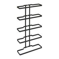 REGÁL NA LÁHVE  - černá, Basics, kov (24/9/44cm)