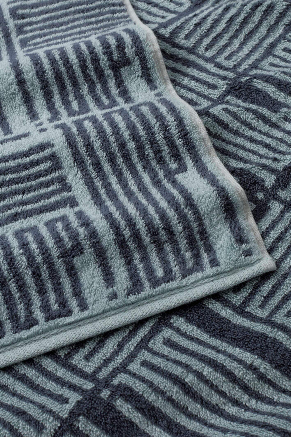 HANDTUCH Bars Blau  - Blau, Basics, Textil (50/100cm) - Joop!