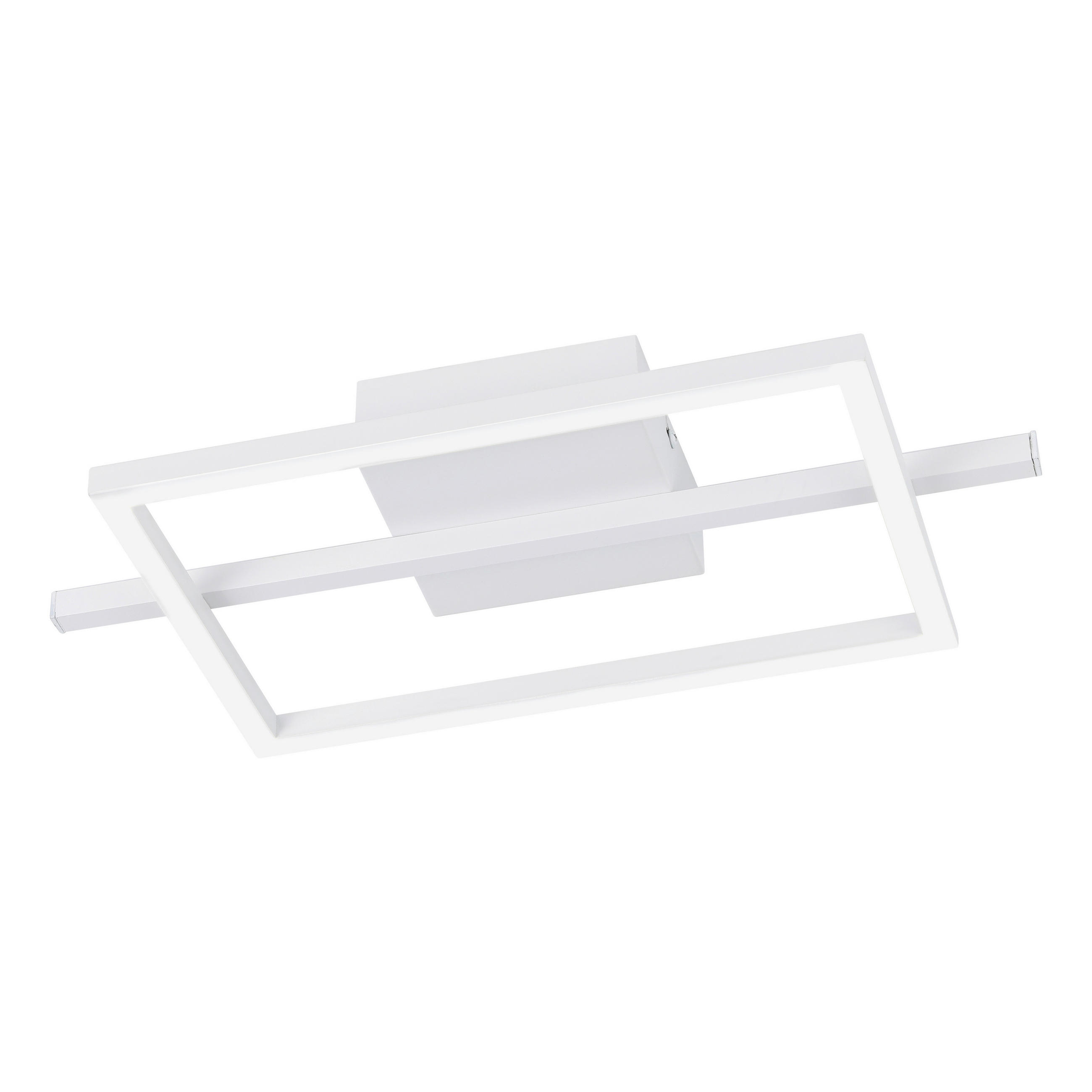 LED-DECKENLEUCHTE 40/20/6,5 cm   - Weiß, Basics, Kunststoff/Metall (40/20/6,5cm)
