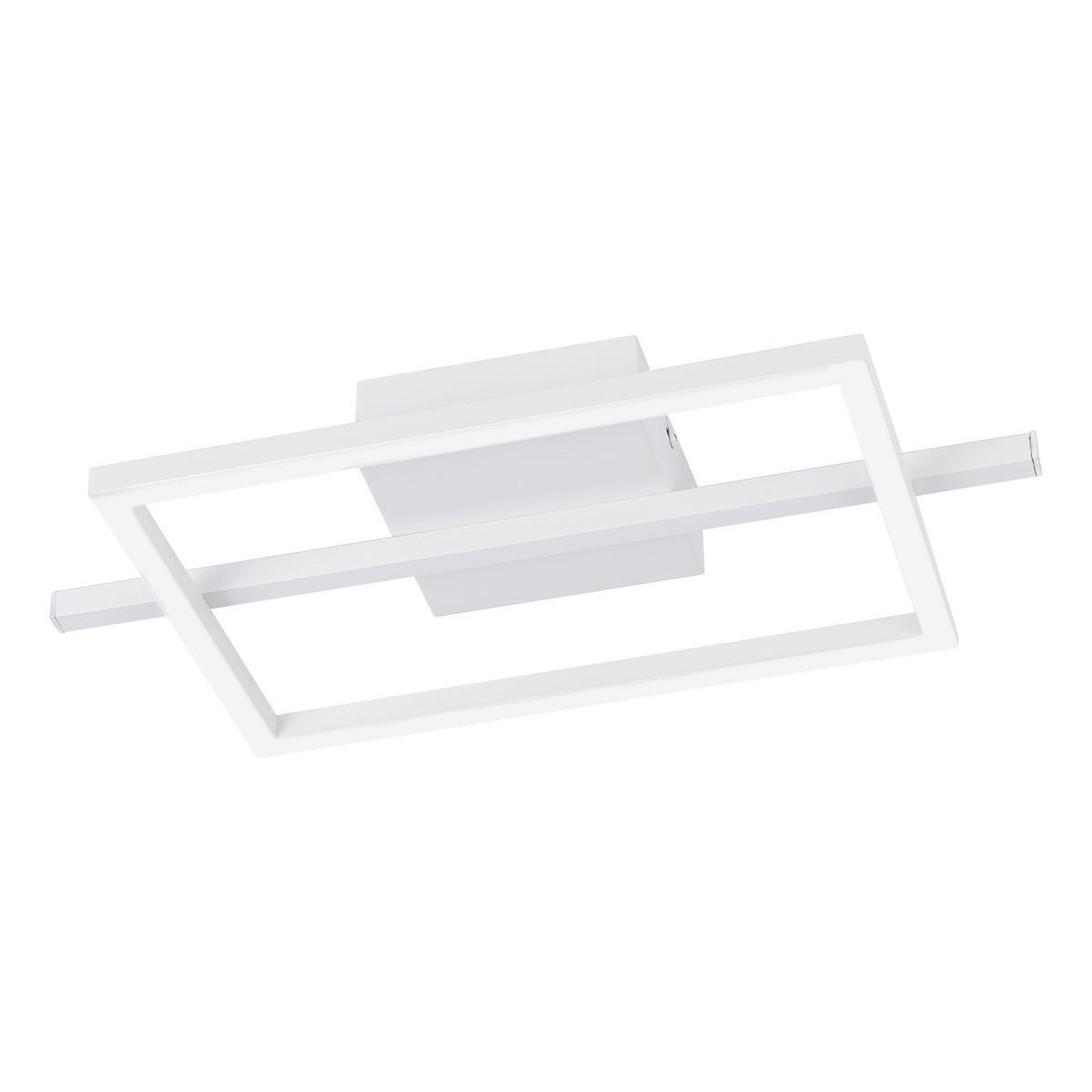 LED-DECKENLEUCHTE 40/20/6,5 cm   - Weiß, Basics, Kunststoff/Metall (40/20/6,5cm)