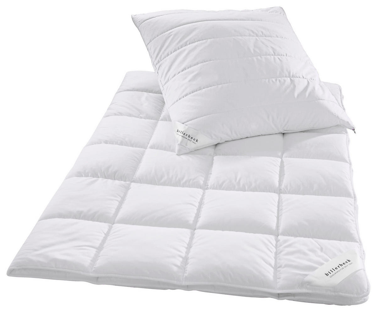 BETTENSET - Weiß, Basics, Naturmaterialien (135/200cm) - Billerbeck