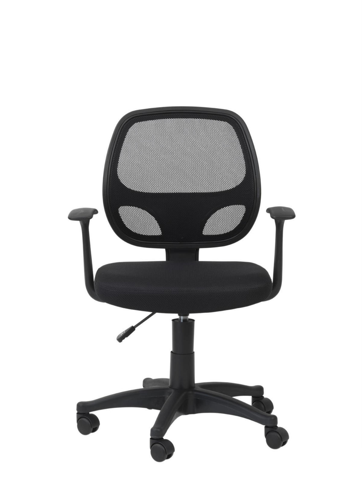 STUHL-SET  in Metall, Kunststoff, Textil  - Schwarz, Design, Kunststoff/Textil (61/100/55cm) - MID.YOU