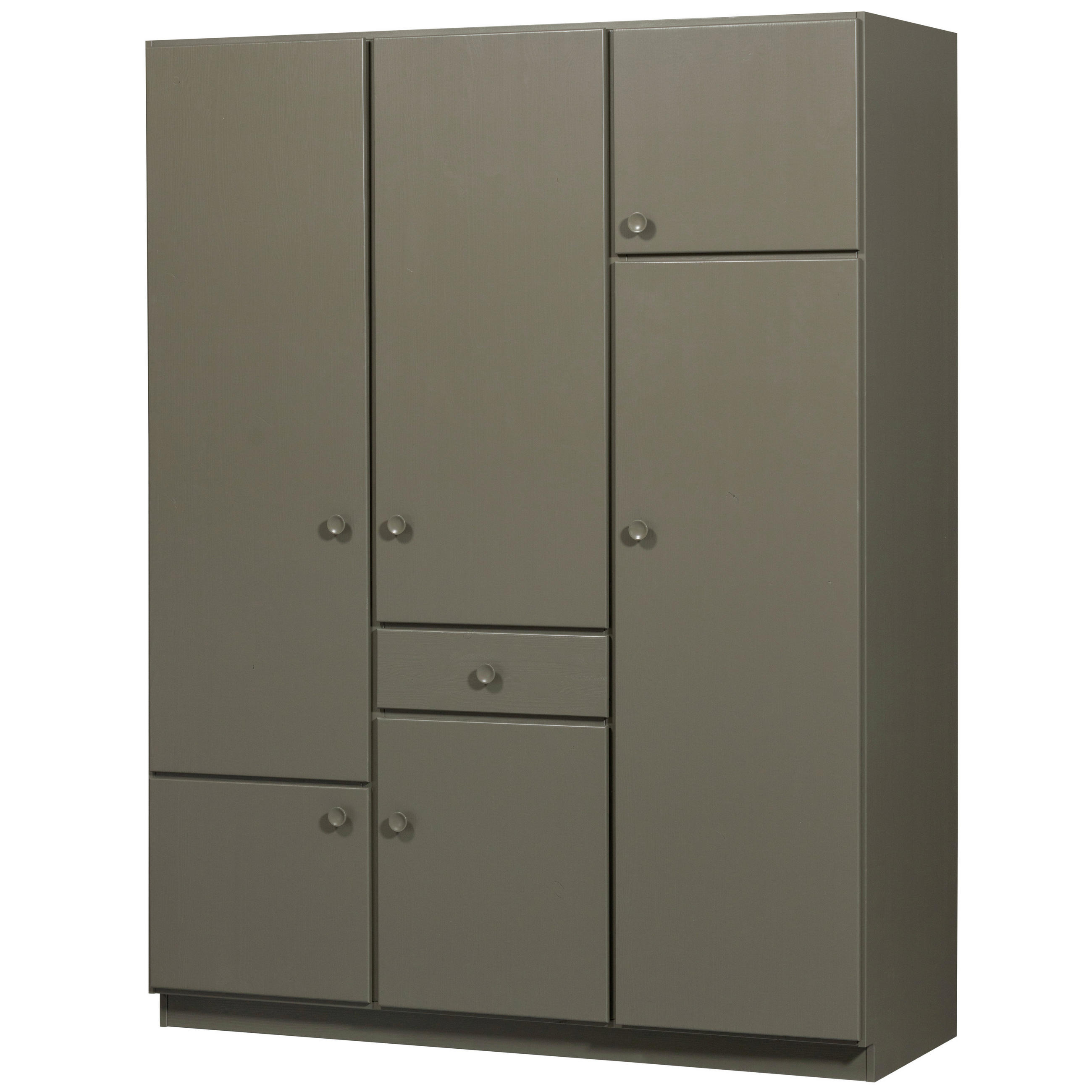 GARDEROBENSCHRANK 160/210/60 cm  - Grün, Design, Holz (160/210/60cm) - Livetastic