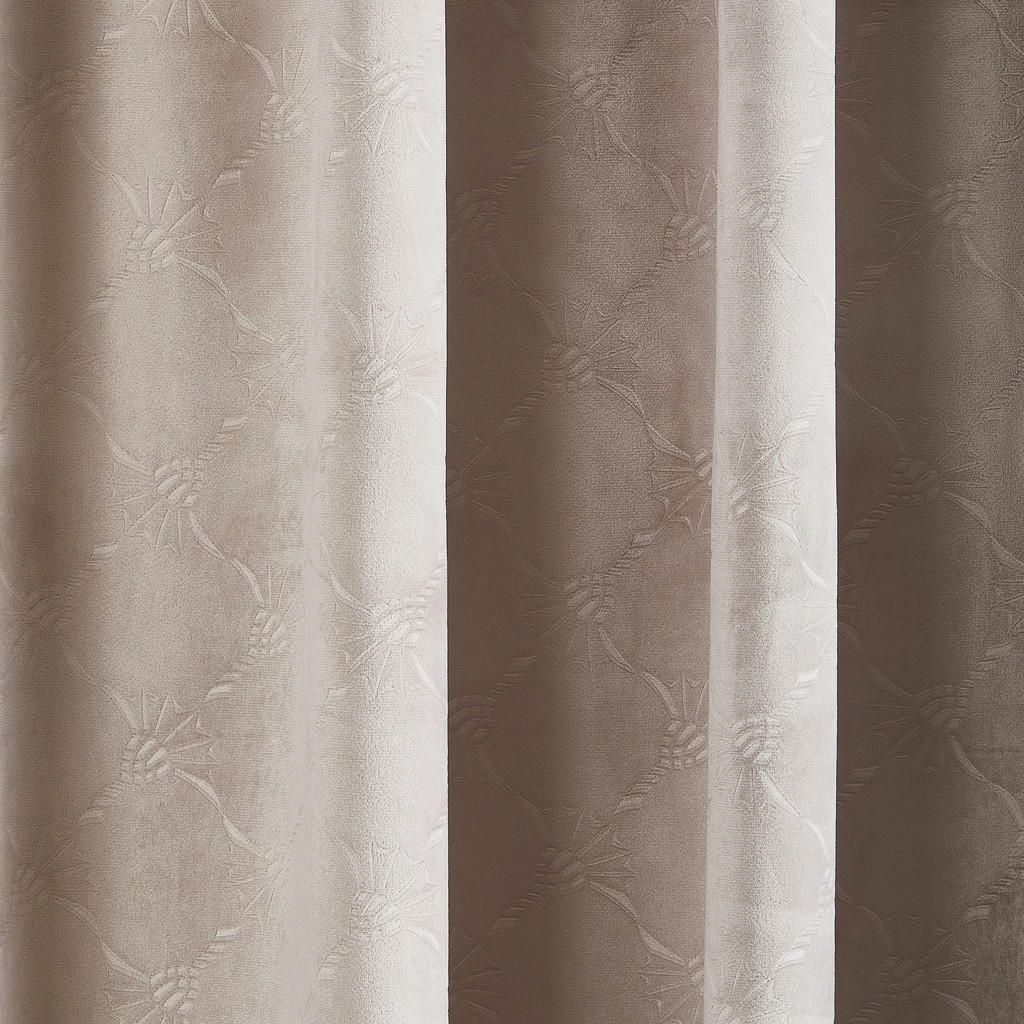 Thumbnail - Joop! Fertigvorhang J-Impress, Grau, Textil, Raute, 130x250 cm, für Stange und Schiene geeignet, mit Kombiband, Wohntext...
