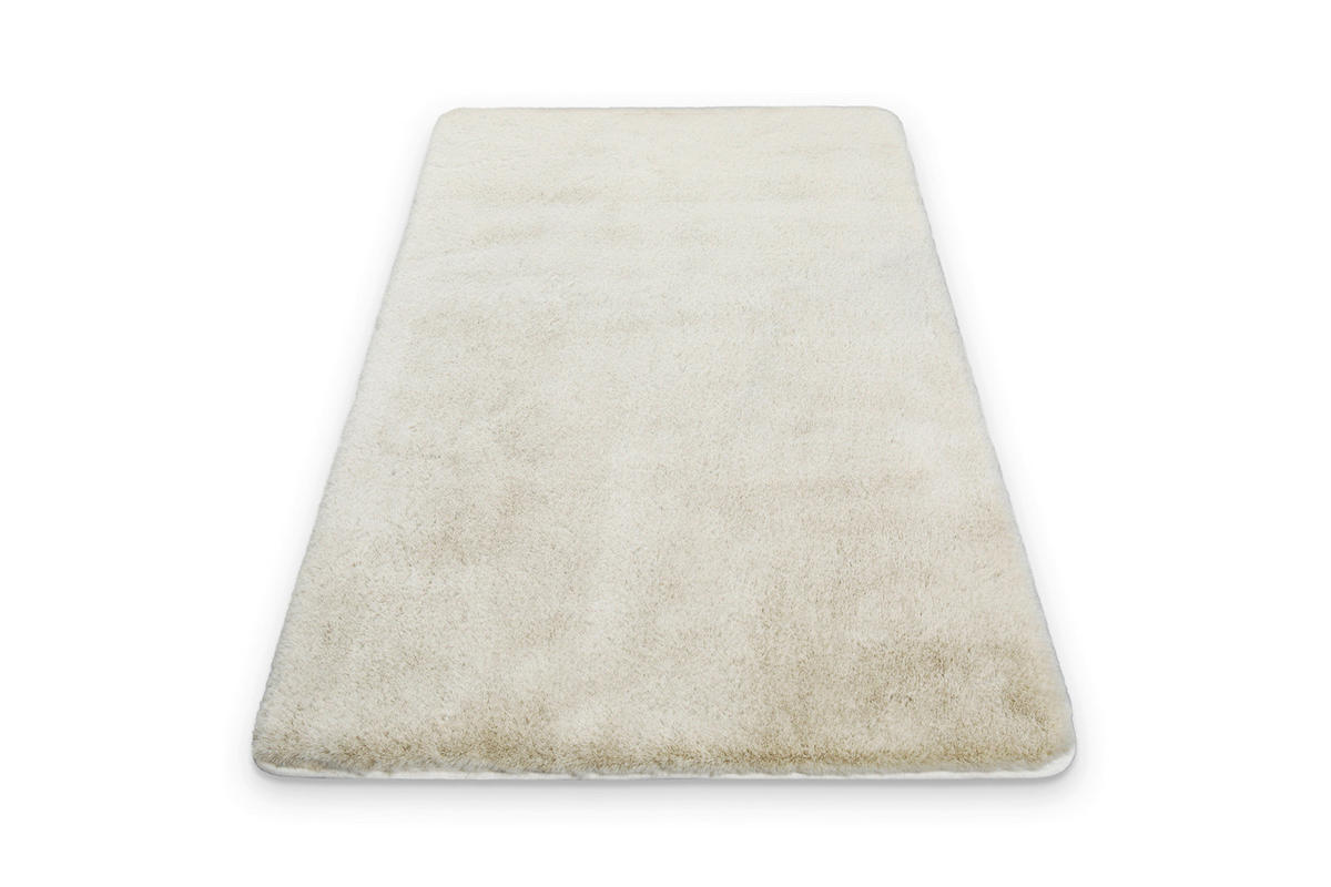 BADTEPPICH Creme, Beige 70/120 cm  - Beige/Creme, Basics, Kunststoff/Textil (70/120cm) - WECON HOME