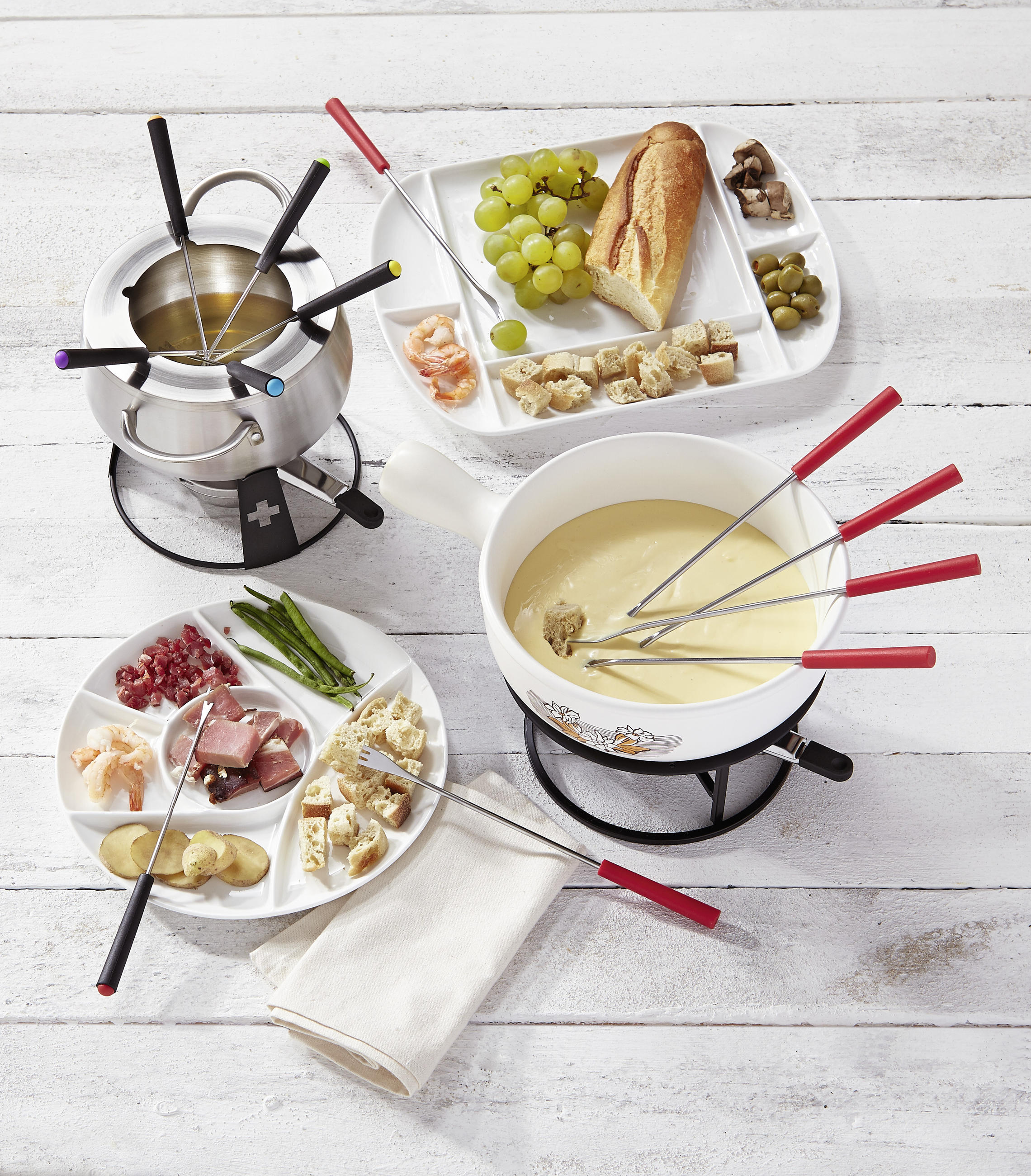 TANJUR ZA FONDUE  25 cm       - bijela, Konvencionalno, keramika (25cm) - Homeware Profession.