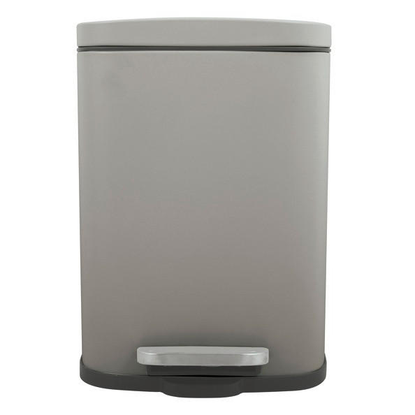 TRETEIMER 12 l  Metall  - Taupe/Schwarz, Basics, Kunststoff/Metall (28/19,3/37,9cm) - Spirella