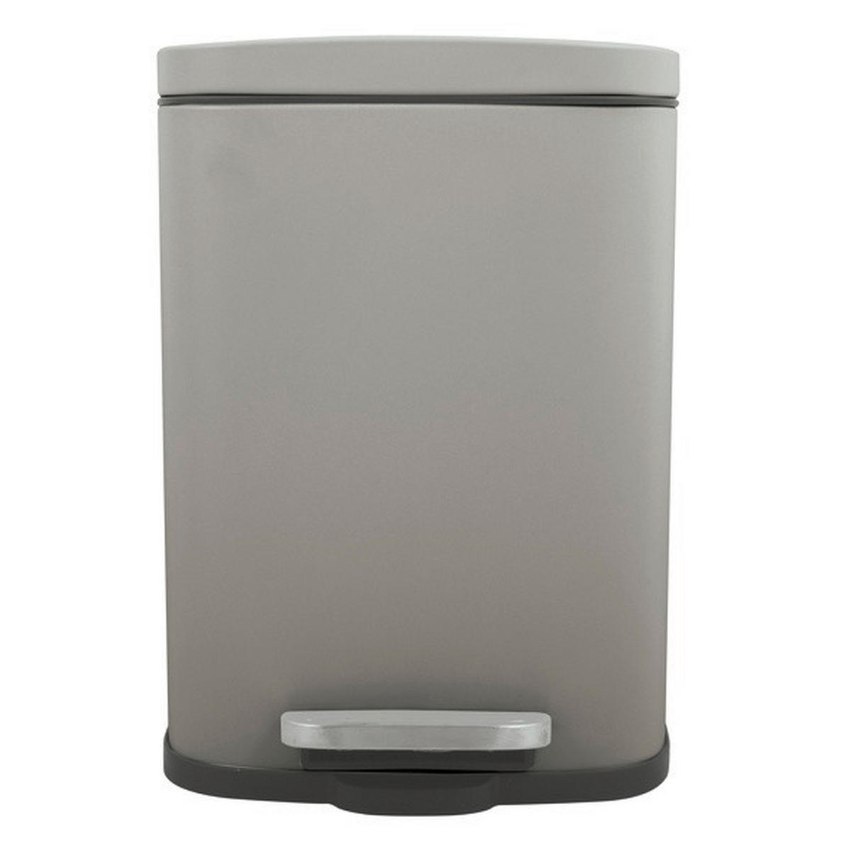 TRETEIMER 12 l  Metall  - Taupe/Schwarz, Basics, Kunststoff/Metall (28/19,3/37,9cm) - Spirella