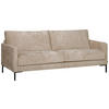 3-SITS SOFFA i vävt tyg beige  - beige/svart, Klassisk, metall/textil (196/78/87cm) - Hom`in