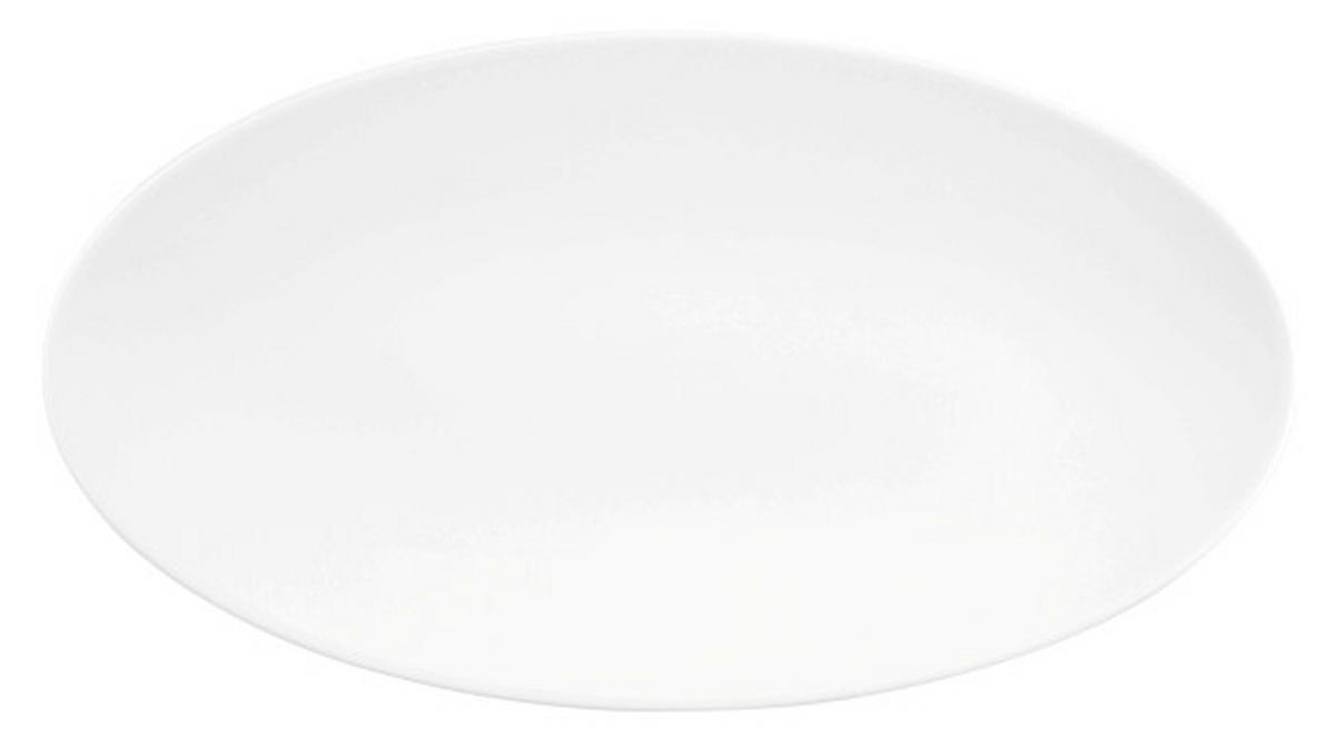 SERVIERPLATTE Life 33/18 cm  - Weiß, Basics, Keramik (33/18cm) - Seltmann Weiden