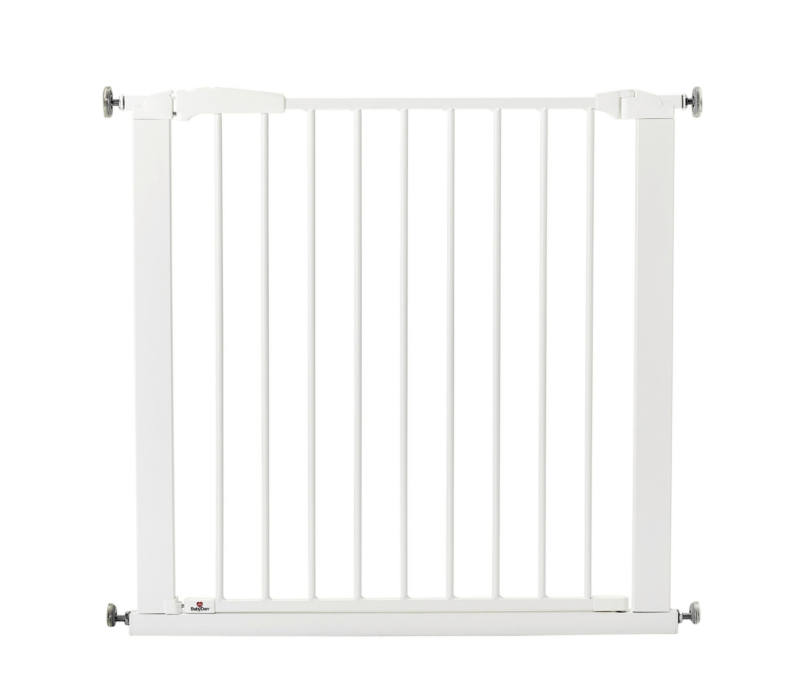 BEZPEČNOSTNÁ ZÁBRANA DO DVERÍ - biela, Basics, kov (83,5/72,50cm) - Baby Dan