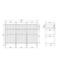 SIDEBOARD  in 138/90,5/40 cm  - Kaschmir/Schwarz, Basics, Holzwerkstoff/Metall (138/90,5/40cm) - Carryhome